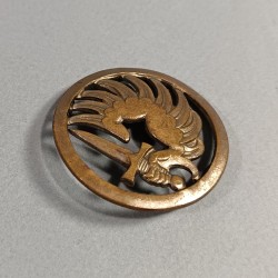 INSIGNE DE BERET PARACHUTISTE FABRICATION DRAGO PARIS A PARTIR DE 1960 TAP LEGION